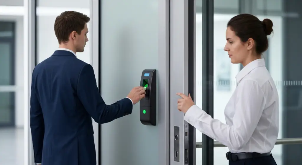 biometrische toegangscontrole AVG